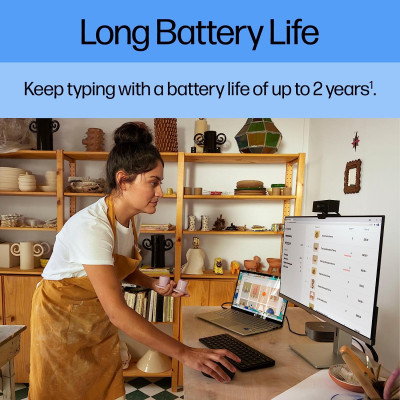 Клавиатура HP 350 Compact Multi-Device Bluetooth UA Black (692S8AA) Винница - изображение 6