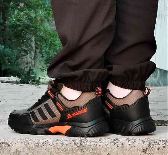 Термо Кросівки Adidas Waterproof Хакі Чоловічі Єврозима Адідас Зелені (розміри: 40,41,42,43) Дніпро