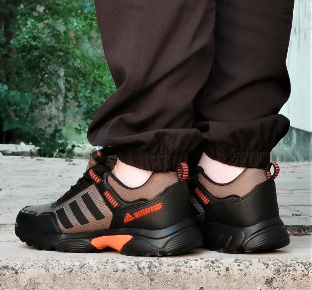Термо Кроссовки Adidas Waterproof Хаки Мужские Еврозима Адидас Зелёные (размеры: 40,41,42,43) Днепр - изображение 6