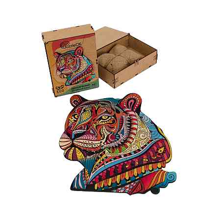 Фигурный деревянный пазл A3 