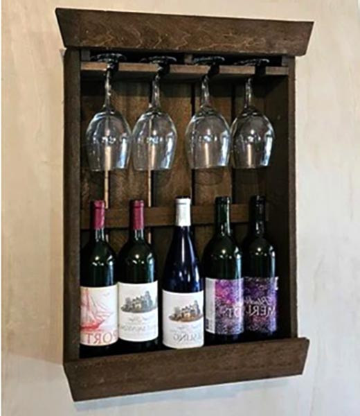 Настінна винна полиця "Вадамі" робуста Миколаїв - фото 1