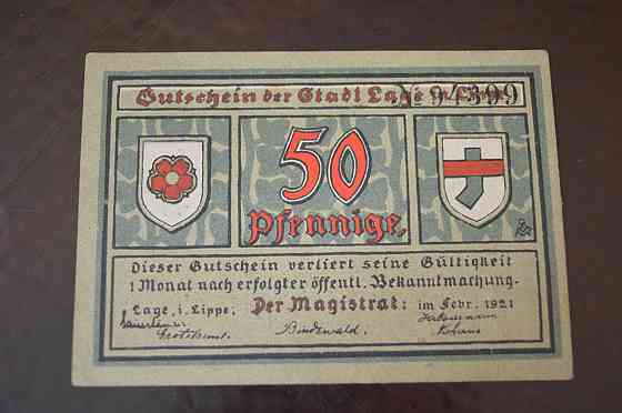 Німеччина. Нотгельд. 50Pf ( 6 ) Полтава