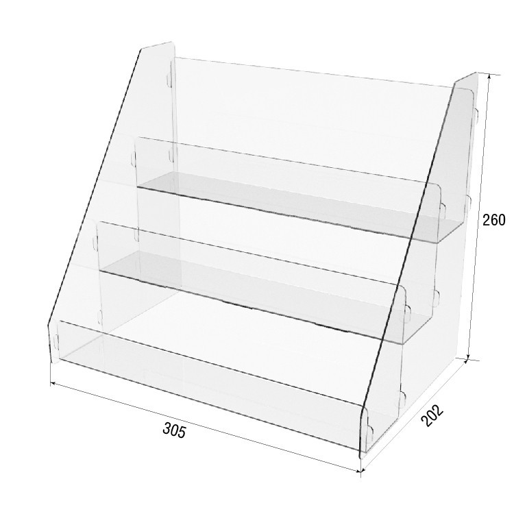 Товарна горка EKOSTAR на 3 полки 305х202х260 Київ - фото 3