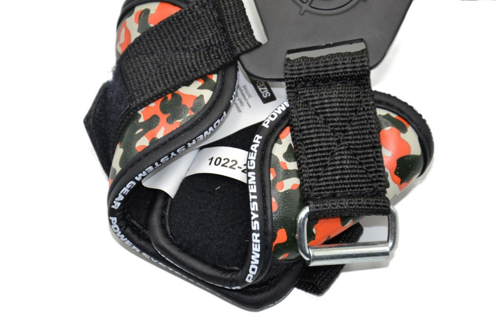 Гаки для тяги на зап'ястя Power System PS-3370 Hooks Camo Black/Red XL Луцьк - фото 6