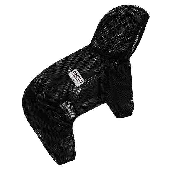 Одежда от клещей для собак комбинезон сетчатый костюм Dogs Bomba унисекс цельный черный 5 Одесса
