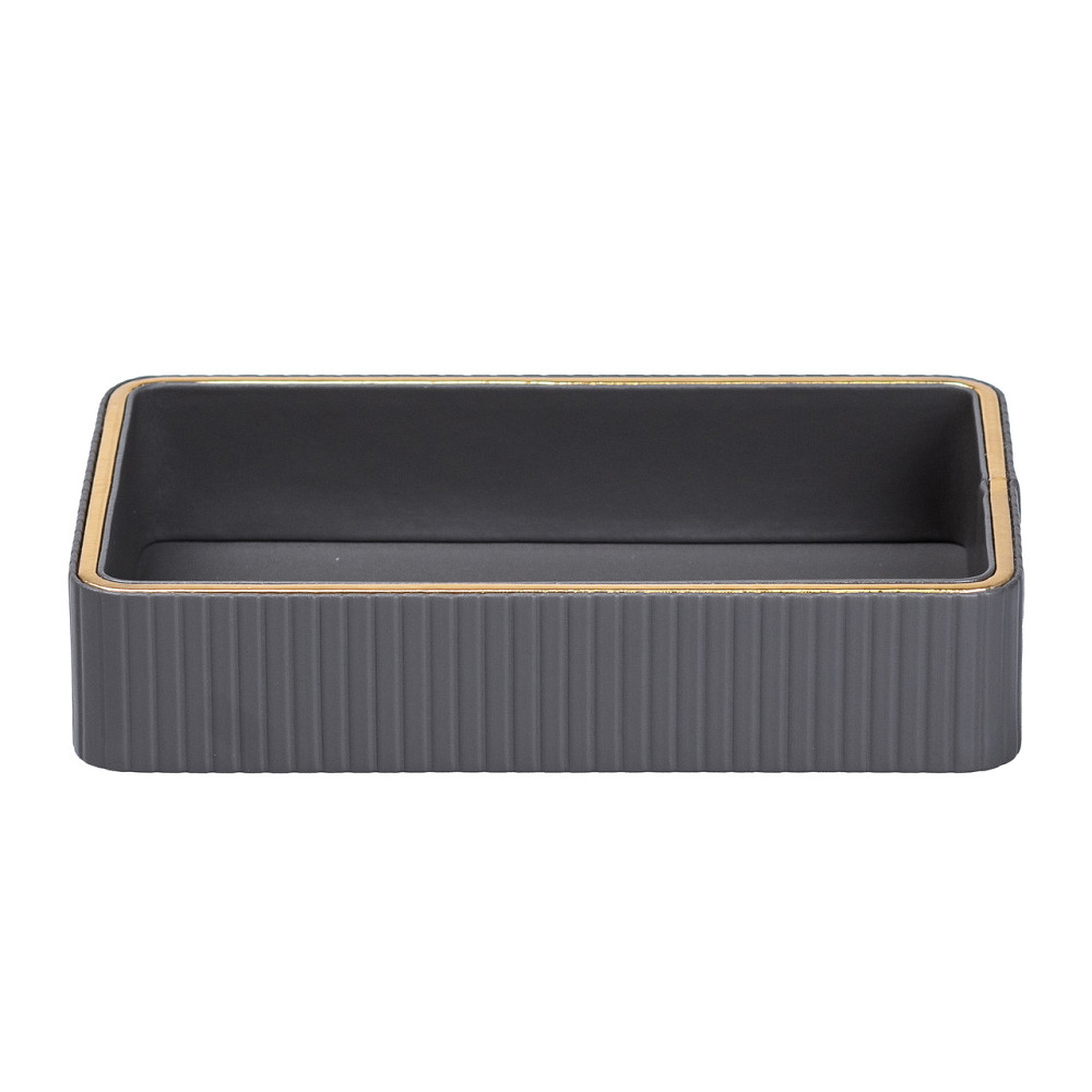 TS Kitchen Серветниця на стіл з еко-шкіри 25 х 15.5 х 5 см Сірий HP9900G Коломыя - изображение 4