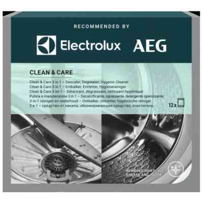 Очиститель для стиральных машин Electrolux Clean & Care 3 в 1 12 шт. (M2GCP121) Винница