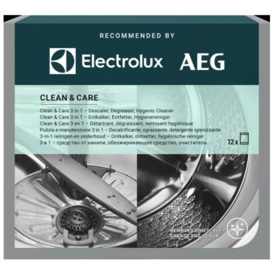 Очиститель для стиральных машин Electrolux Clean & Care 3 в 1 12 шт. (M2GCP121) Винница - изображение 1