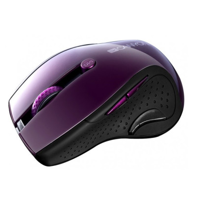 Мишка Canyon CNS-CMSW01P Wireless Purple/Black (CNS-CMSW01P) Вінниця - фото 2