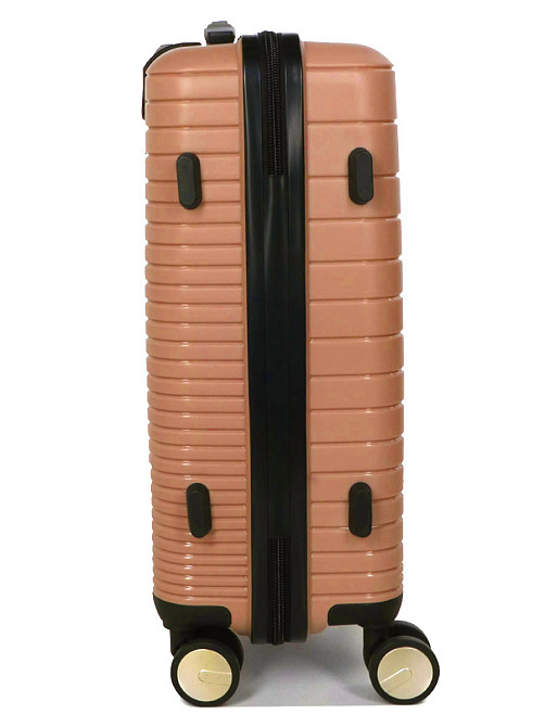 Валіза поліпропіленова MADISSON 33703 мала 55 см золотисто-рожева Київ - фото 3