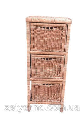 Плетеный комод из лозы с ящиками Киев - изображение 1