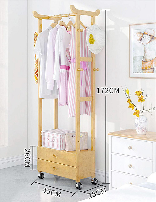 Стійка вішалка для одягу "Албена 45" ваніль Миколаїв - фото 1