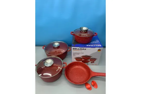 Набор посуды 9 предметов Bellmax Cookware Set BM-120 Коломия