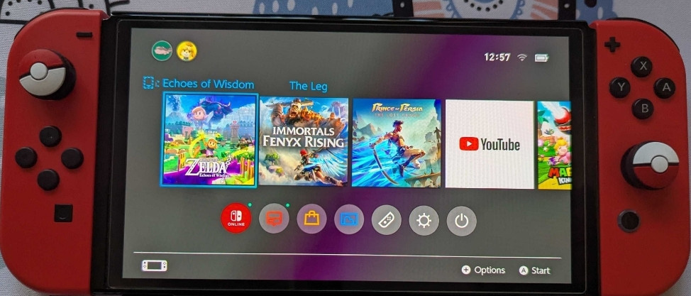 Приставка Nintendo Switch OLED Model HEG-001 Mario Red Limited Edition 64GB Red + 128GB MicroSD + Чохол. Киев - изображение 7