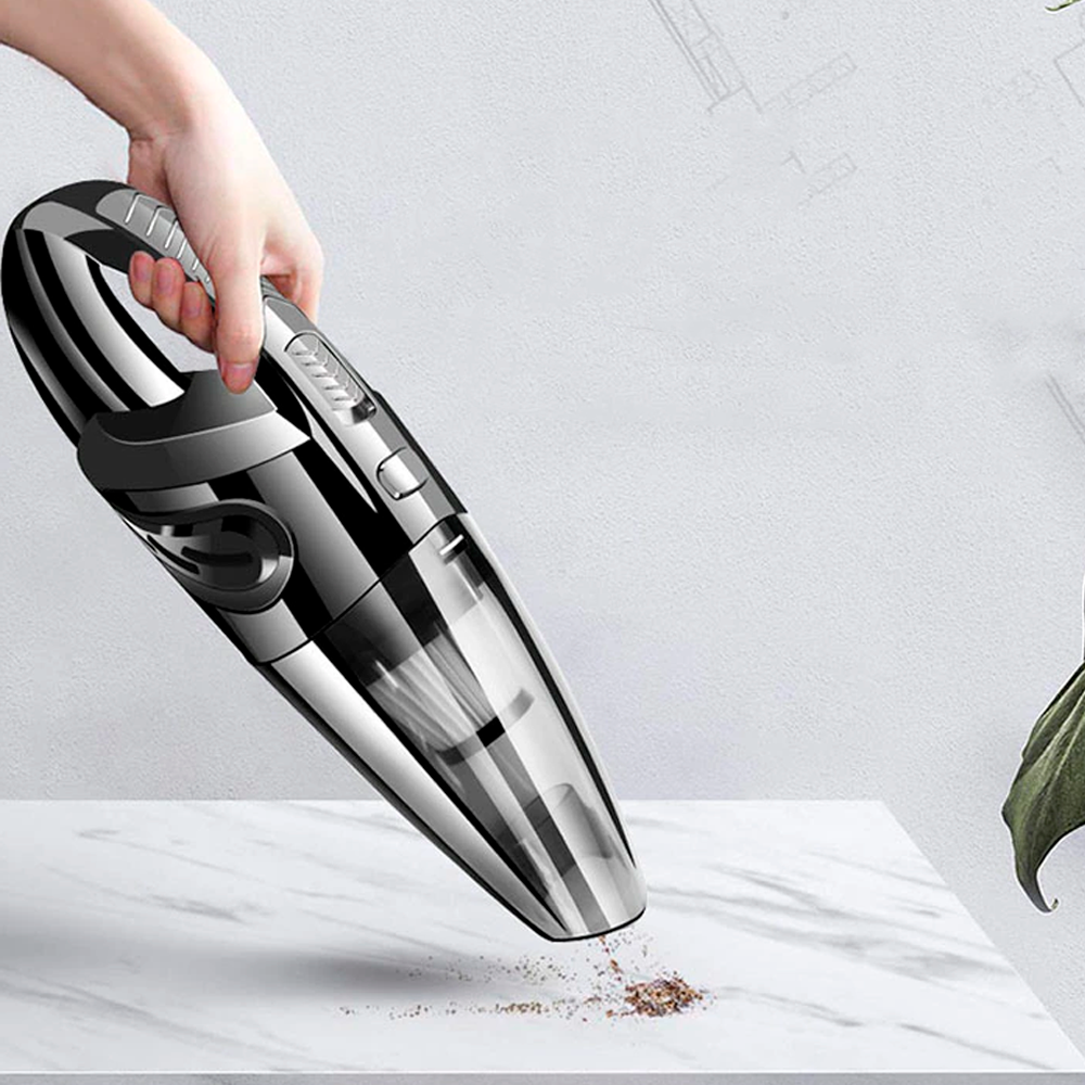 Беспроводной автомобильный пылесос (120Вт, 2200 мАч) + насадки / Вакуумный ручной пылесос на аккумуляторе Киев - изображение 4