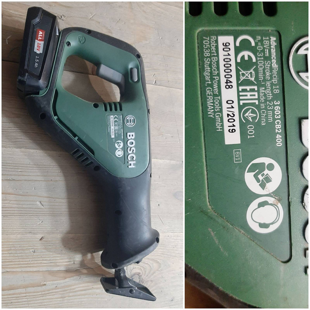 Шабельна пила Bosch AdvancedRecip 18 БЕЗ АКБ (Б клас) Луцьк - фото 1