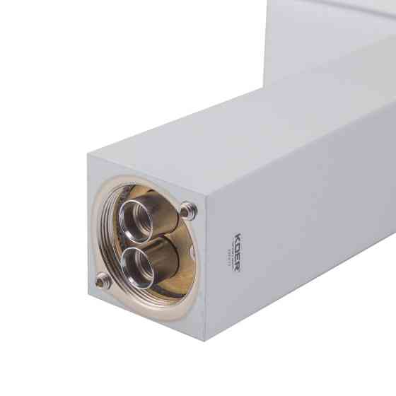 Високий водоспадний змішувач для умивальника Koer KB-15007-04 хром+білий (KR5156) Харків