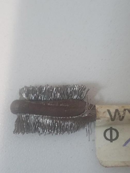 Йоржик дротяний жорсткий плоский N912 загальною довжиною 100мм довжиною йоржика 20мм шириною (діаметром) 12мм 12 Киев - изображение 2