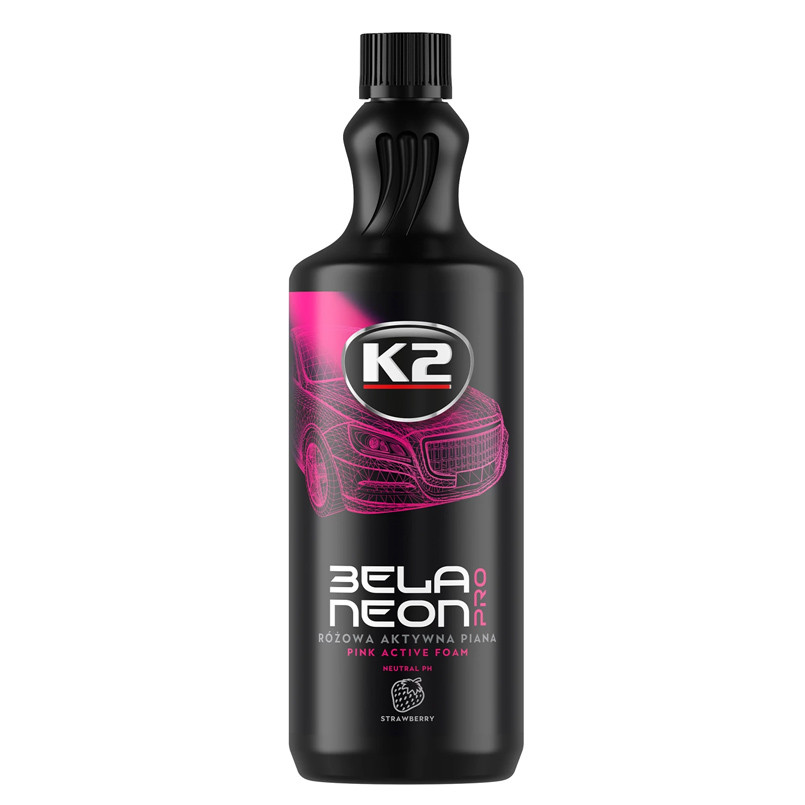 Активная пена K2 Bela Pro Neon для очистки кузова клубника 1л Львов - изображение 1