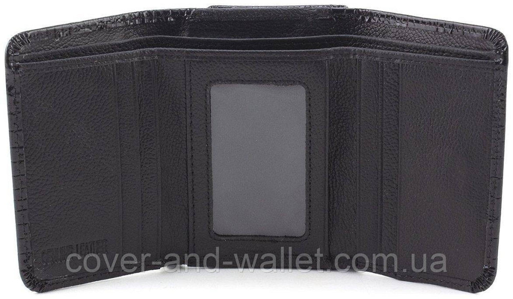 Красный лаковый маленький женский кошелек на магнитах с монетницей ST AE 403 Черный Киев - изображение 5