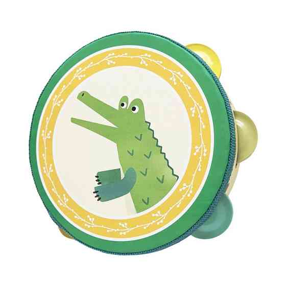 Дерев'яна іграшка Бубон "Крокодил" MD 0367-57 діаметр 15 см Вінниця