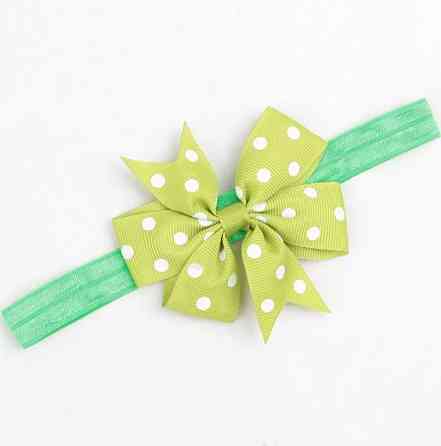 Детская повязка в горох one size салатовый Киев