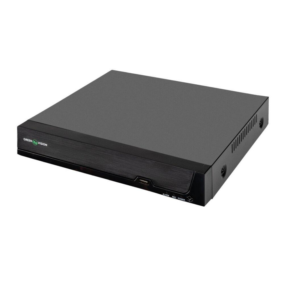 IP відеореєстратор 10-канальний 8MP NVR GreenVision GV-N-S024/08 (8POE) (Lite) Київ - фото 1