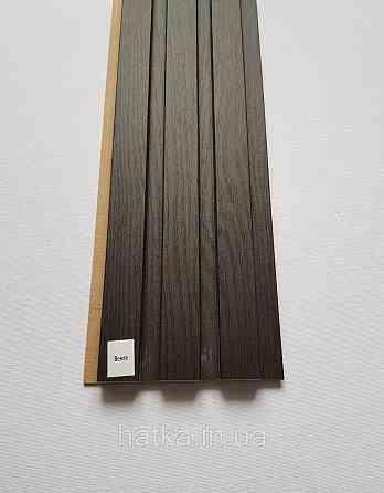 Стеновая реечная панель МДФ 117х12х2800 мм Венге СП12117-7 Киев