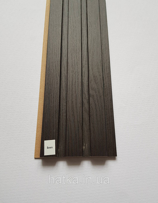 Стеновая реечная панель МДФ 117х12х2800 мм Венге СП12117-7 Киев - изображение 1
