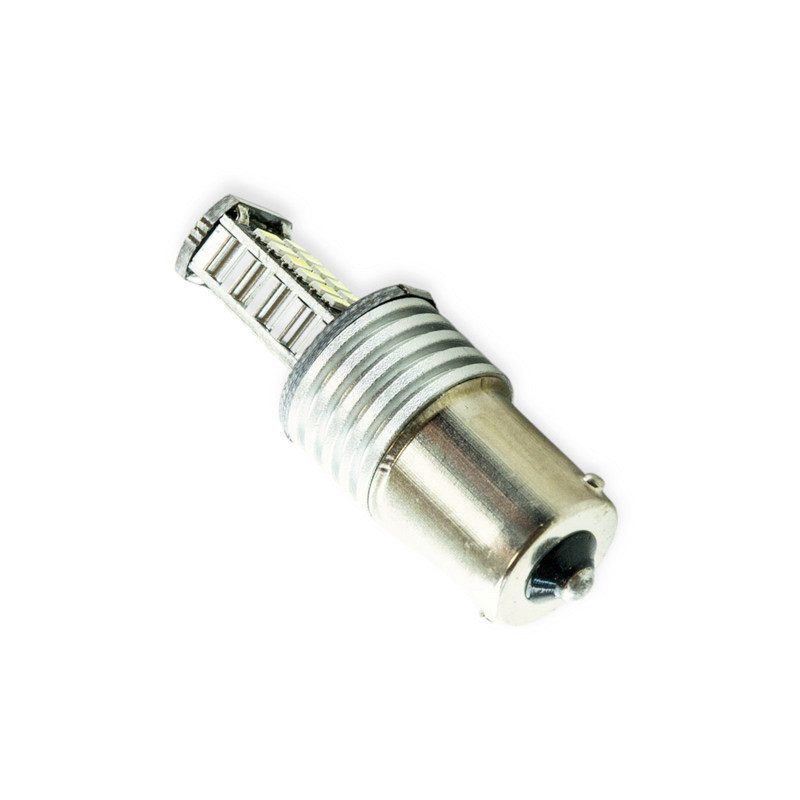 Автолампа світлодіодна А 12-21 WHITE 30 SMD 4014 (12-24V) з обманкою Мукачево - фото 2