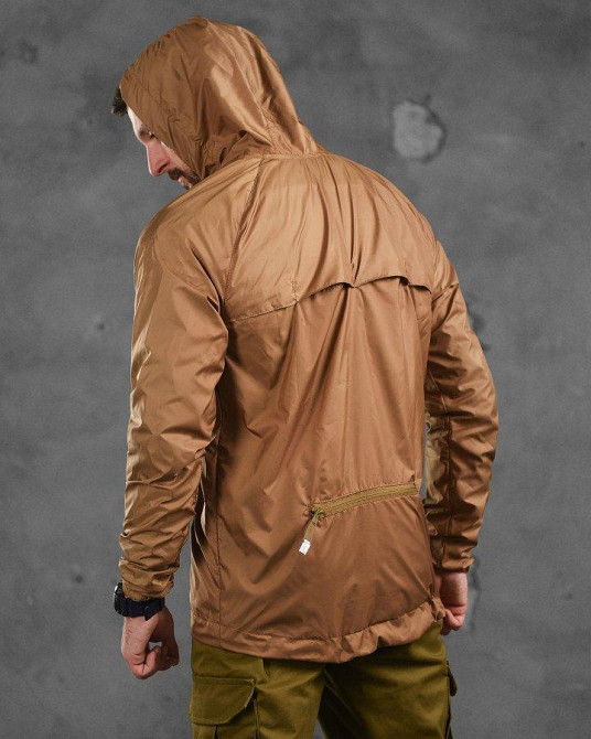 Куртка дождевик компактная ветровлаго защита складывается в карман   S Одесса - изображение 4