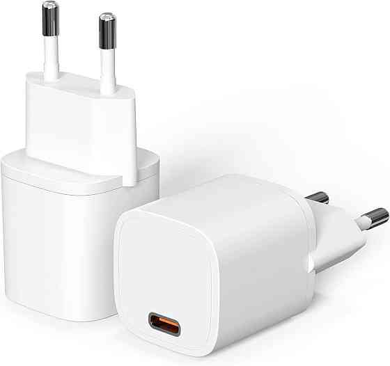Зарядний пристрій USB-C 33W PD3.0, набір 2 шт, блок живлення для швидкої зарядки телефону, адаптер у Київ