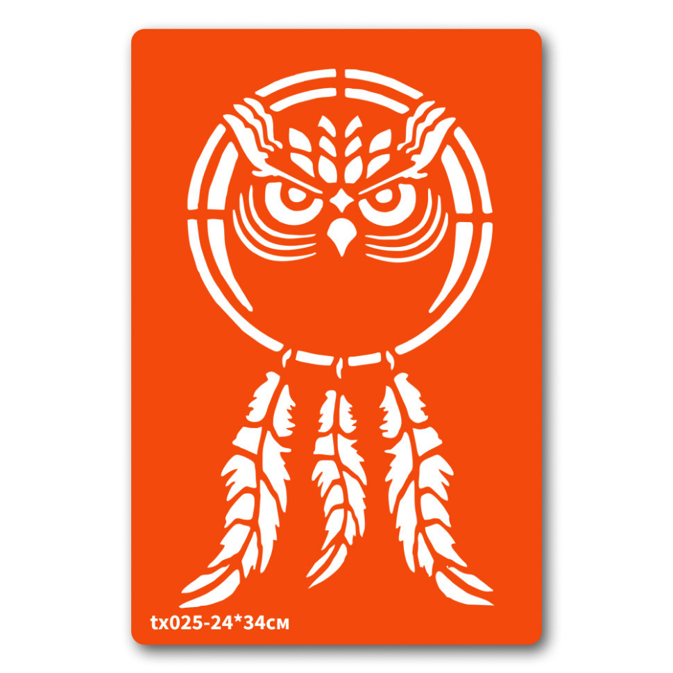 Трафарет для био-тату Ловец снов tx025-24*34см, размер 24 х 34см Винница - изображение 1