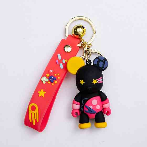 Дитячий брелок Bearbrick 4×6.5 (см) для ключів, на сумку і рюкзак (рандом) HP-55-28 Київ