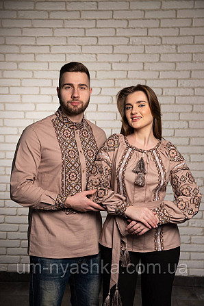 Чоловіча лляна вишиванка Олекса Кривий Ріг - фото 2