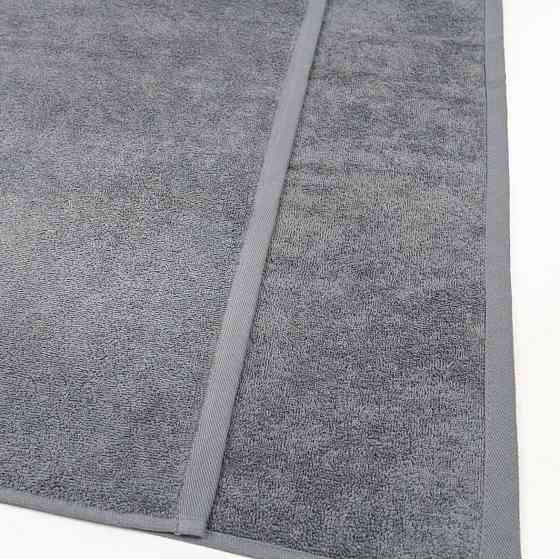 Большое банное полотенце махровое GM Textile 100х150см 400г/м2 (Серый) Сумы