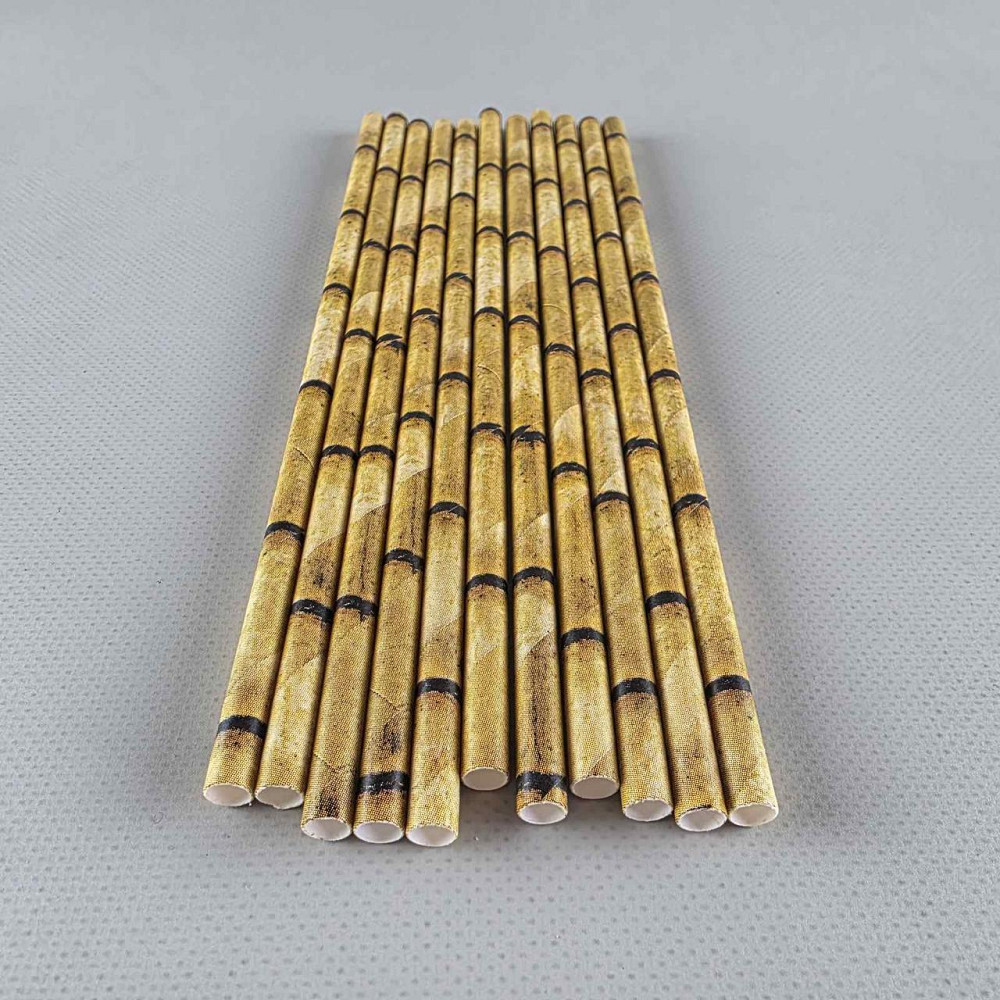 Соломка трубочка бумажная Ø 5 мм 20 см 