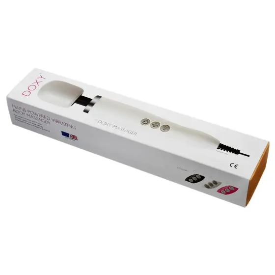 Вібромасажер DOXY Original White, дуже потужний, живлення 220В Львов
