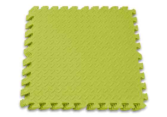 Татамі мат EasyFit SwallowTail 4 шт (60х60х1 см) пазл хвіст ластівки жовтий Коломия