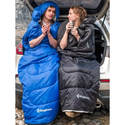 Спальный мешок KingCamp Lona 250 Black (KS2401_BLACK_L) Винница - изображение 3