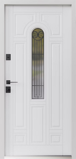 Дверь входная SARMAK Элегант термо Лучия деревянная панель ArWood RAL 7016 860х2050 мм Киев - изображение 2