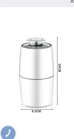 Кофемолка электрическая BITEK BT-7122 1000Вт 220В, объем 200г, 4 лезвия из нержавеющей стали, белая Одесса - изображение 10