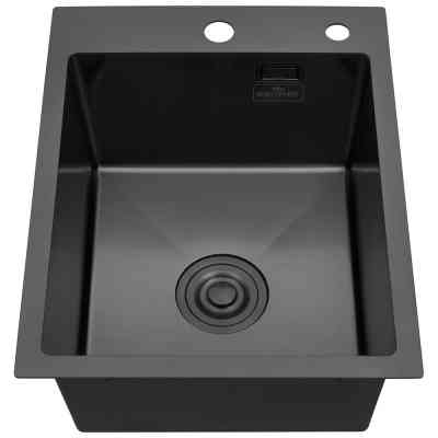 Мийка кухонна Kroner PVD Schwarze-4050HM (CV035374) Вінниця