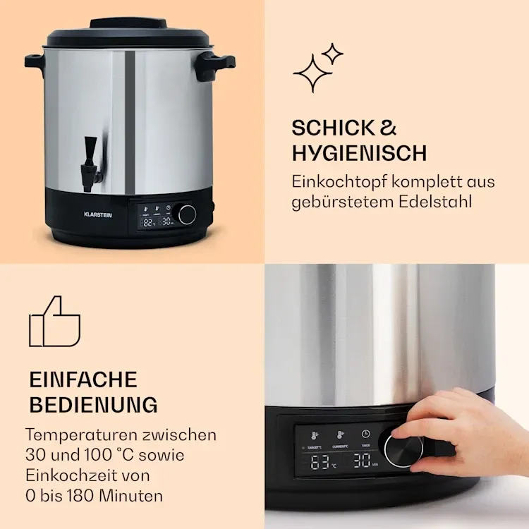 Машина для консервації глінтвейну термопоту Klarstein Abbey 25 Німеччина Дніпро - фото 3