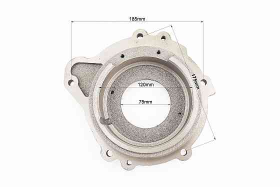 Кришка блока двигуна ліва (з боку маховика) 5отв. R190N/195NM Тип 2 Київ