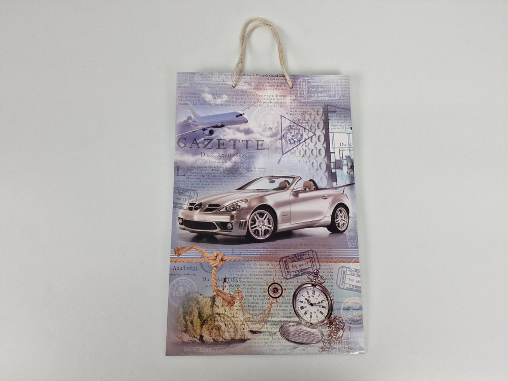 Большой бумажный пакет вертикальный  25/37/8(артBV-065) (12 шт) Харьков - изображение 3