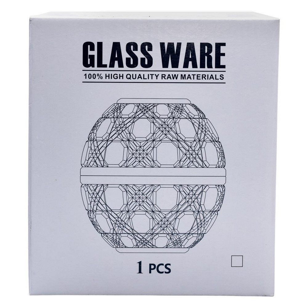 Скляна салфетниця у формі яйця Ø15 см Київ - фото 5