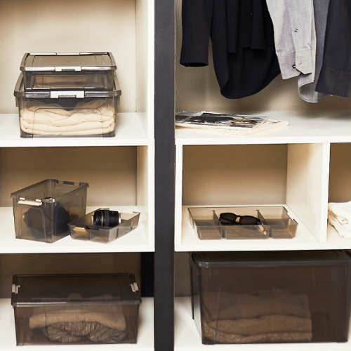 Контейнер 5,5 л 39*29*8 см коричневий прозорий/какао Smart Box Алеана Житомир - фото 3