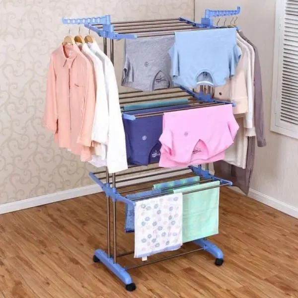 Сушилка для вещей Складная сушилка для белья Garment Rack With Wheels Коломия - фото 1