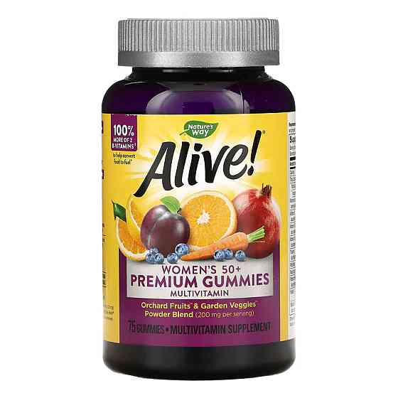 Women's 50+ Premium Gummies Multivitamin - 75 gummies Луцьк